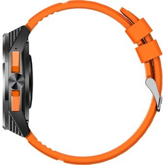 Ferro FSW1117D-G 47 mm Silikon Kordon Yuvarlak Erkek Akıllı Saat Turuncu