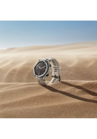 Amazfit T-Rex Pro RTOS Su Geçirmez 47.7 mm Silikon Kordon Yuvarlak Erkek Akıllı Saat Gri