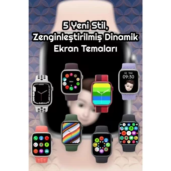 Bakeey T700S Silikon Kordon Kare Tansiyon Ölçen Akıllı Saat Pembe