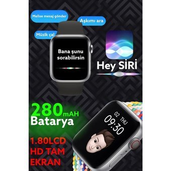 Bakeey T700S Silikon Kordon Kare Tansiyon Ölçen Akıllı Saat Pembe