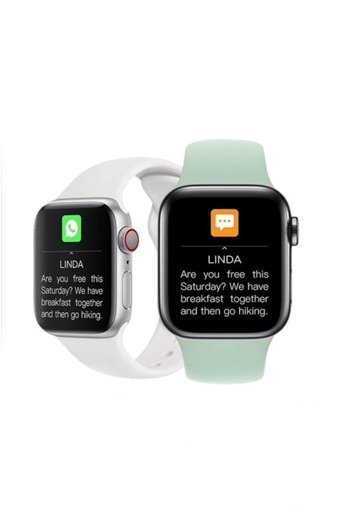 Torima T700 Pro Max Android-iOS Uyumlu Android-iOS Su Geçirmez 36 mm Plastik Kordon Dikdörtgen unisex Akıllı Saat Kırmızı
