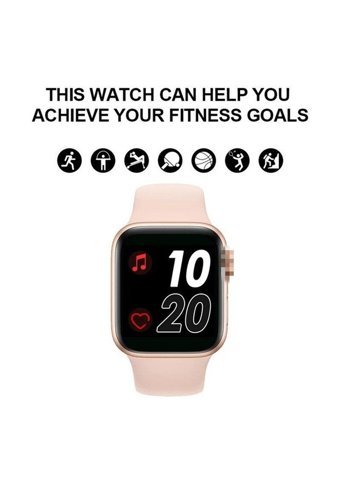 Torima T500 Pro Android-iOS Uyumlu Android-iOS Su Geçirmez Plastik Kordon Dikdörtgen erkek Akıllı Saat Krem