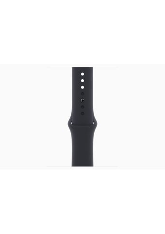 Apple Watch Series 8 Apple Uyumlu WatchOS Su Geçirmez 45 mm Fluoro Elastomer Kauçuk Kordon Kulaklıklı Kare Akıllı Saat Siyah