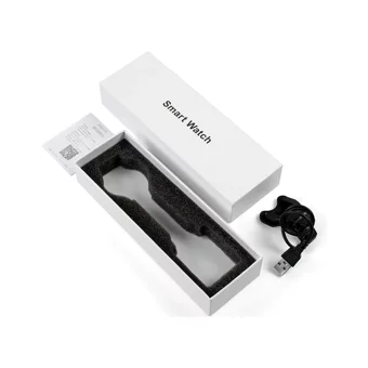 Arion ZS-W007 Android Uyumlu Android-iOS Su Geçirmez 42 mm Paslanmaz Çelik Kordon Kare Kameralı Kadın Akıllı Saat Siyah