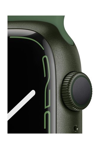 Apple Watch Series 7 Apple Uyumlu WatchOS Su Geçirmez 45 mm Kauçuk Kordon Kare Unisex Akıllı Saat Yeşil
