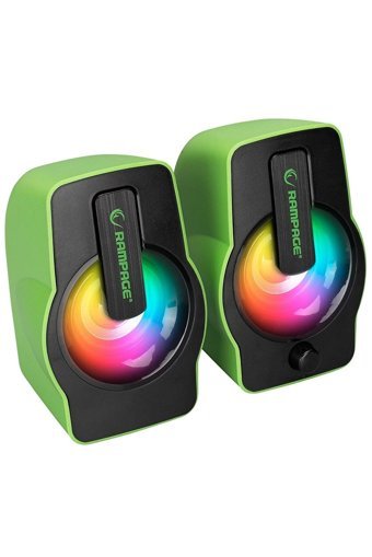 Rampage RMS G7 Falsetto USB Kablolu 1+1 Bilgisayar Hoparlörü Yeşil