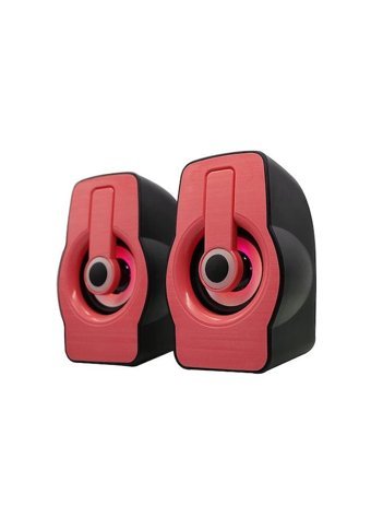 Snopy SN X23 USB Kablolu 1+1 Bilgisayar Hoparlörü Kırmızı Siyah