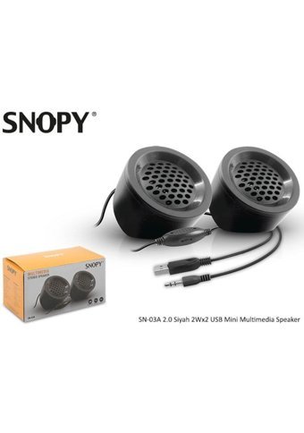 Snopy SN03A USB Kablolu 1+1 Bilgisayar Hoparlörü