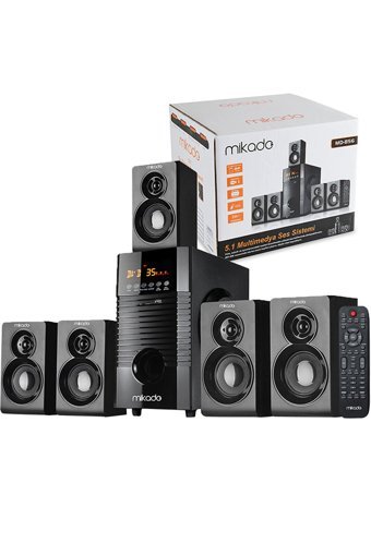 Mikado MD856 USB Kablolu Kablosuz Mini 5+1 Bilgisayar Hoparlörü