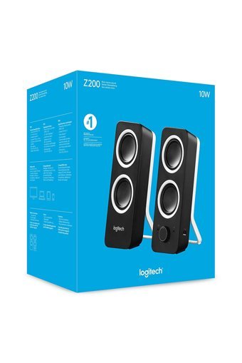 Logitech Z200 980000810 USB Kablolu 1+1 Siyah Bilgisayar Hoparlörü