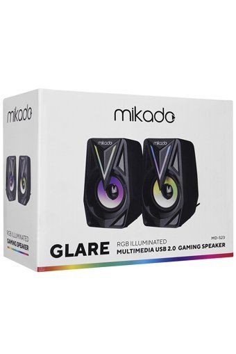 Mikado MDS23 Glare USB Kablolu 1+1 Bilgisayar Hoparlörü