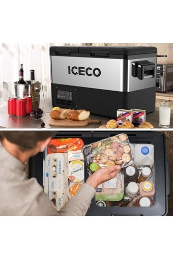 Iceco TCD45 12-24 V 45 lt Çakmaklıklı Kompresörlü Araç Buzdolabı