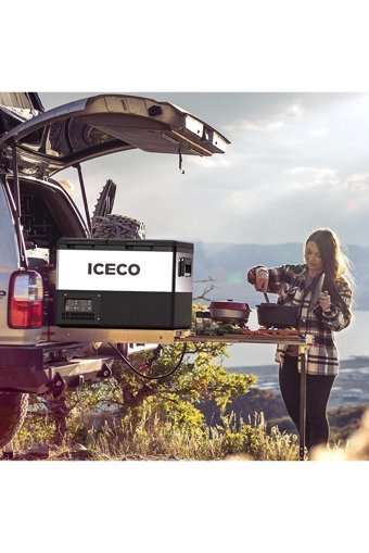 Iceco TCD45 12-24 V 45 lt Çakmaklıklı Kompresörlü Araç Buzdolabı