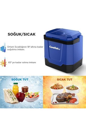 Coolist CLT 33 12-220 V 33 lt Çakmaklıklı Araç Buzdolabı
