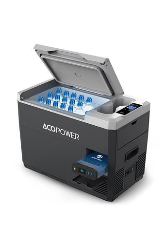 Acopower Vx28 12-24-220 V 28 lt Çakmaklıklı Kompresörlü Araç Buzdolabı + Powerbank + Le