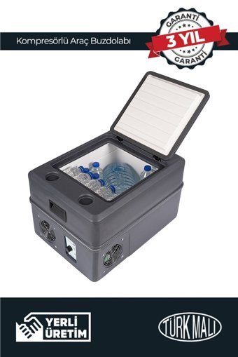 Ninkasi 4234 E 12-24 V 30 lt Çakmaklıklı Kompresörlü Araç Buzdolabı