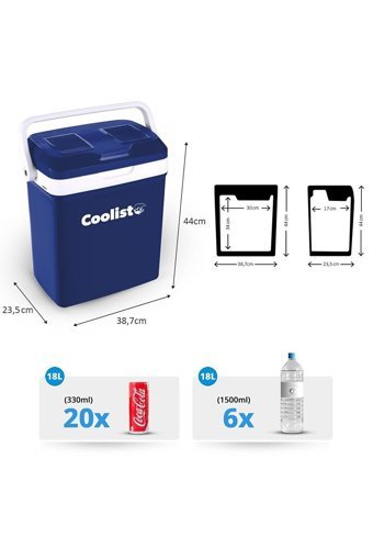 Coolist CLT 18 12-220 V 18 lt Çakmaklıklı Araç Buzdolabı