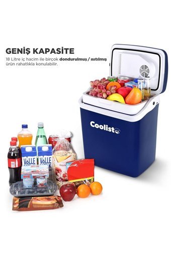 Coolist CLT 18 12-220 V 18 lt Çakmaklıklı Araç Buzdolabı
