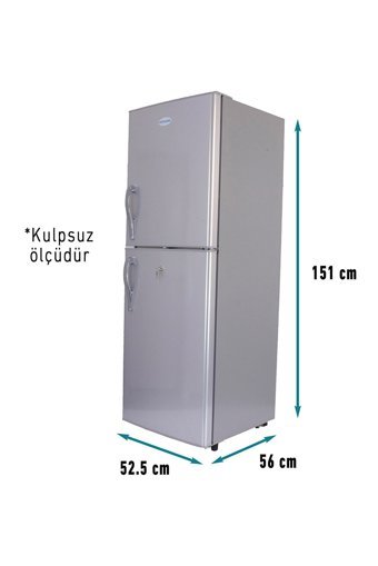 Fridgers DE198 12-24 V 198 lt Çakmaklıklı Kompresörlü Tekne Karavan Buzdolabı
