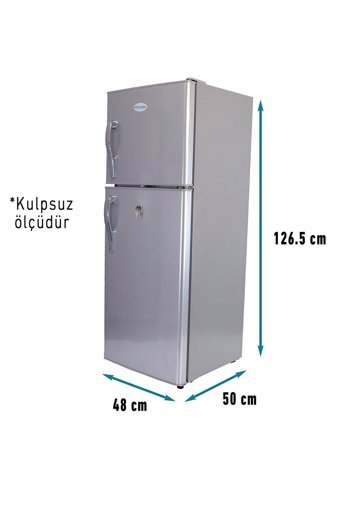Fridgers DE142 12-24 V 142 lt Çakmaklıklı Kompresörlü Tekne Karavan Buzdolabı