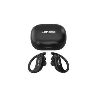 Lenovo Lp7 TWS Su Geçirmez Tek Mikrofonlu Bluetooth 5.0 Silikonsuz Gürültü Önleyici Kablosuz Kulak İçi Bluetooth Kulaklık Siyah