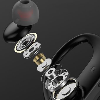 Lenovo Lp7 TWS Su Geçirmez Tek Mikrofonlu Bluetooth 5.0 Silikonsuz Gürültü Önleyici Kablosuz Kulak İçi Bluetooth Kulaklık Siyah