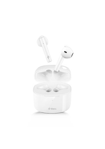 Ttec 2KM137B AirBeat Lite 2 TWS Android iOS Uyumlu Su Geçirmez 4 Mikrofonlu Bluetooth 5.0 Silikonsuz Kablosuz Kulak İçi Bluetooth Kulaklık Beyaz