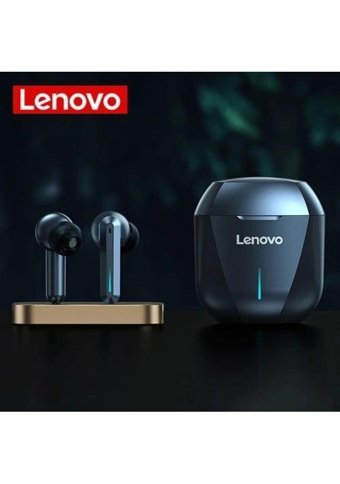 Lenovo XG01 TWS Su Geçirmez Tek Mikrofonlu Bluetooth 5.0 Silikonsuz Gürültü Önleyici Kablosuz Kulak İçi Bluetooth Kulaklık Siyah