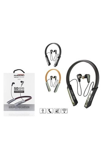 Subzero Ep99 Android iOS Uyumlu Tek Mikrofonlu Bluetooth 5.0 Silikonsuz Kablosuz Boyun Askılı Bluetooth Kulaklık Kahverengi