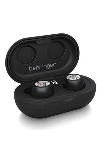 Behringer Android iOS Uyumlu Tek Mikrofonlu Silikonsuz Gürültü Önleyici Kablosuz Kulak içi Bluetooth Kulaklık Siyah