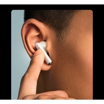 Lenovo LP1 TWS Su Geçirmez Tek Mikrofonlu Bluetooth 5.0 Silikonsuz Gürültü Önleyici Kablosuz Kulak İçi Bluetooth Kulaklık Beyaz