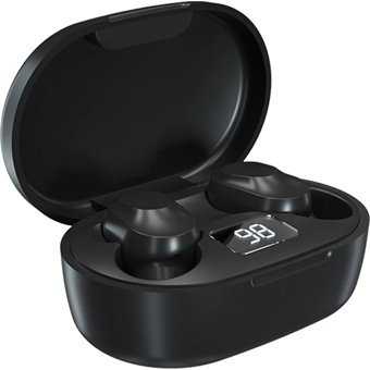 Lenovo XT91 TWS Su Geçirmez Tek Mikrofonlu Bluetooth 5.0 Silikonsuz Gürültü Önleyici Kablosuz Kulak İçi Bluetooth Kulaklık Siyah