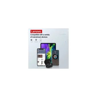 Lenovo XT91 TWS Su Geçirmez Tek Mikrofonlu Bluetooth 5.0 Silikonsuz Gürültü Önleyici Kablosuz Kulak İçi Bluetooth Kulaklık Beyaz