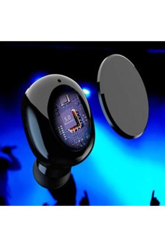 Zore BTK-ZR53 TWS Android iOS Uyumlu Tek Mikrofonlu Bluetooth 5.0 Silikonsuz Gürültü Önleyici Kablosuz Kulak İçi Bluetooth Kulaklık Siyah