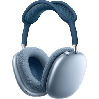 Apple AirPods Max MGYL3TU/A Lightning 3 Mikrofonlu Bluetooth 5.0 Silikonsuz Gürültü Önleyici Kablosuz Kulak Üstü Bluetooth Kulaklık Gök Mavisi