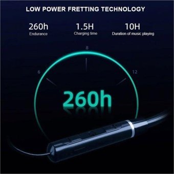 Lenovo QE03 Su Geçirmez Tek Mikrofonlu Bluetooth 5.0 Silikonsuz Gürültü Önleyici Kablosuz Boyun Askılı Bluetooth Kulaklık Siyah