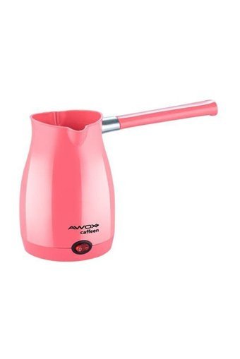 Awox Caffeen 1000 W 3 Fincan Kapasiteli Plastik Elektrikli Cezve Pembe