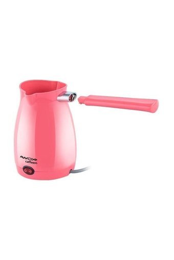Awox Caffeen 1000 W 3 Fincan Kapasiteli Plastik Elektrikli Cezve Pembe