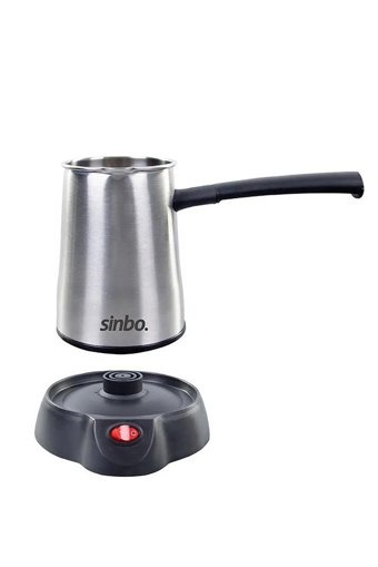 Sinbo SCM-2958 1000 W 6 Fincan Kapasiteli Çelik Elektrikli Cezve İnox