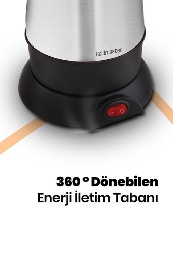 Goldmaster Hünkar 850 W 5 Fincan Kapasiteli Çelik Elektrikli Cezve İnox