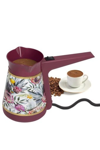 Herevin Coffee 1000 W 5 Fincan Kapasiteli Plastik Elektrikli Cezve Siyah