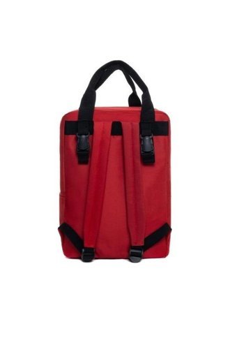 Beautiful Bag Su Geçirmez Cepli Bebek Sırt Çantası Kırmızı-Siyah