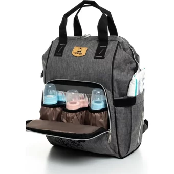 Papyon Baby Kids Su Geçirmez Fermuarlı Bebek Sırt Çantası Yeşil