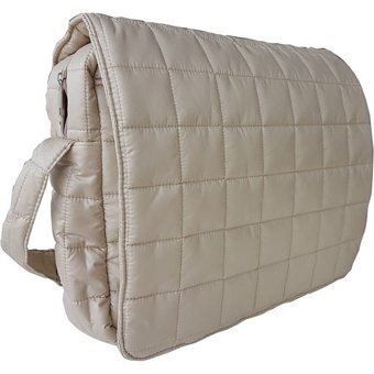 Kraft 1705 Su Geçirmez Düz Polyester Bebek Omuz Çantası Krem