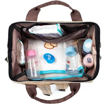 Papyon Baby Kids Su Geçirmez Fermuarlı Bebek Sırt Çantası Sarı