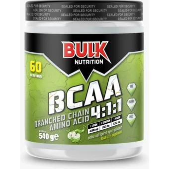 Bulk Nutrition Yeşil Elma Aromalı BCAA 540 gr Toz