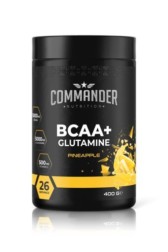 Commander Nutrition Ananas Aromalı Glutamin BCAA 400 gr Toz