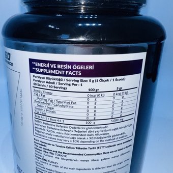 High Nutrition Aromasız BCAA 300 gr Toz + Shaker