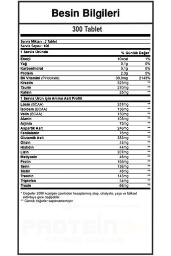Hardline Nutrition Amino Full Kompleks Glutamin BCAA 300 Tablet