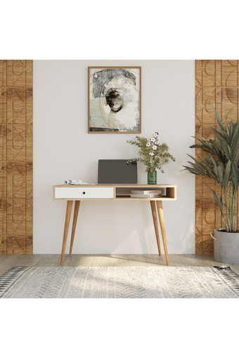 Bimossa S5120 Janus Çekmeceli Yonga Levha Çalışma Masası Ceviz
